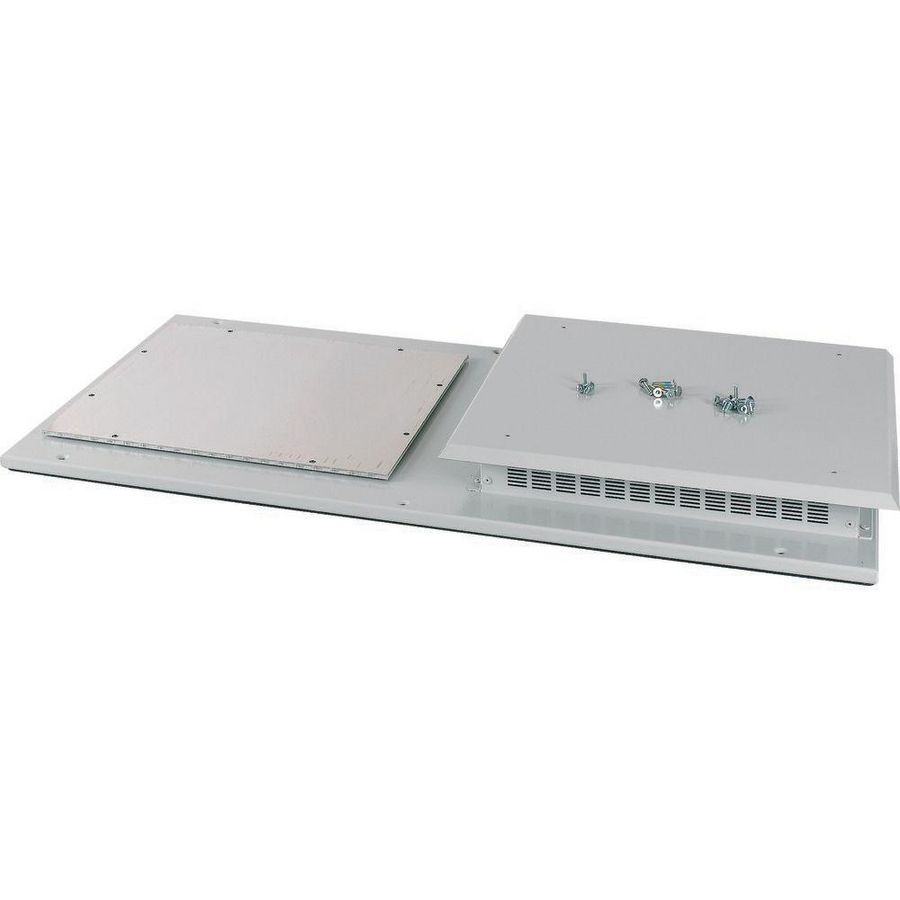 Dakplaat comp.deel gevent. 600mm kabeldeel 5mm alu gesloten