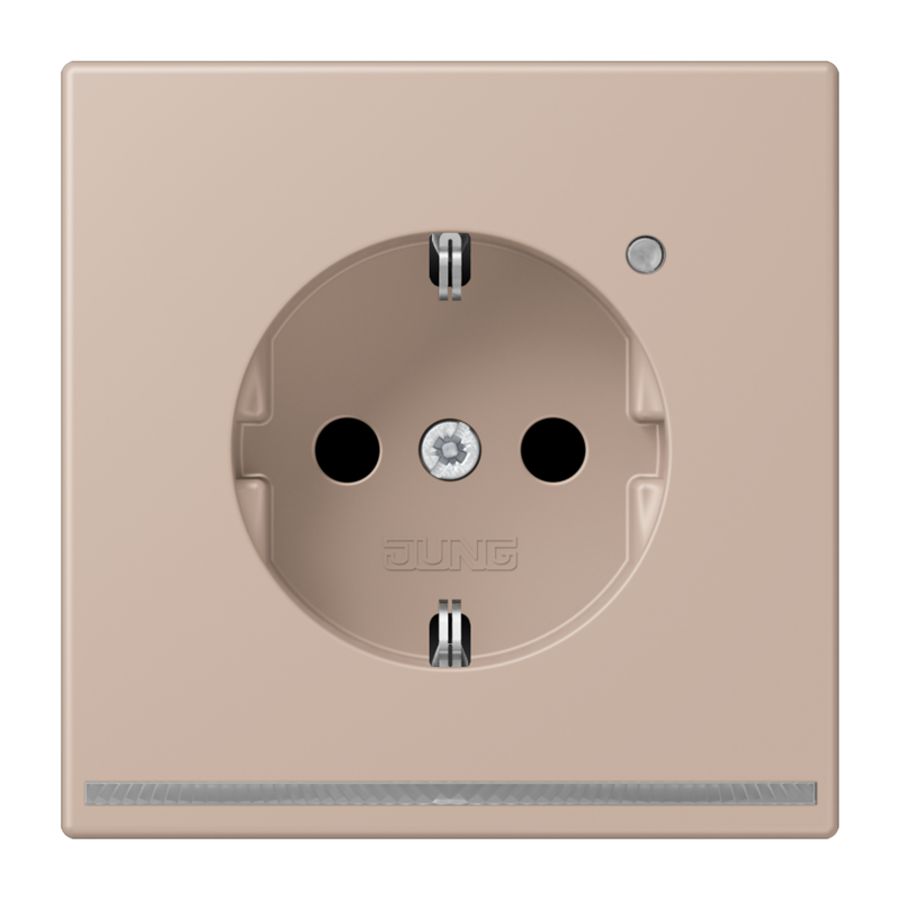Wandcontactdoos R/A met LED l.sensor S+ LC32131