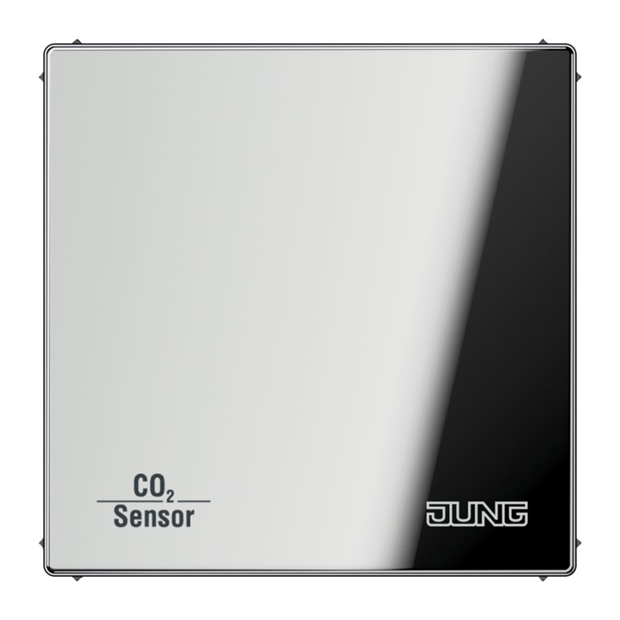 Sensor LS990 glanzend chroom KNX CO2