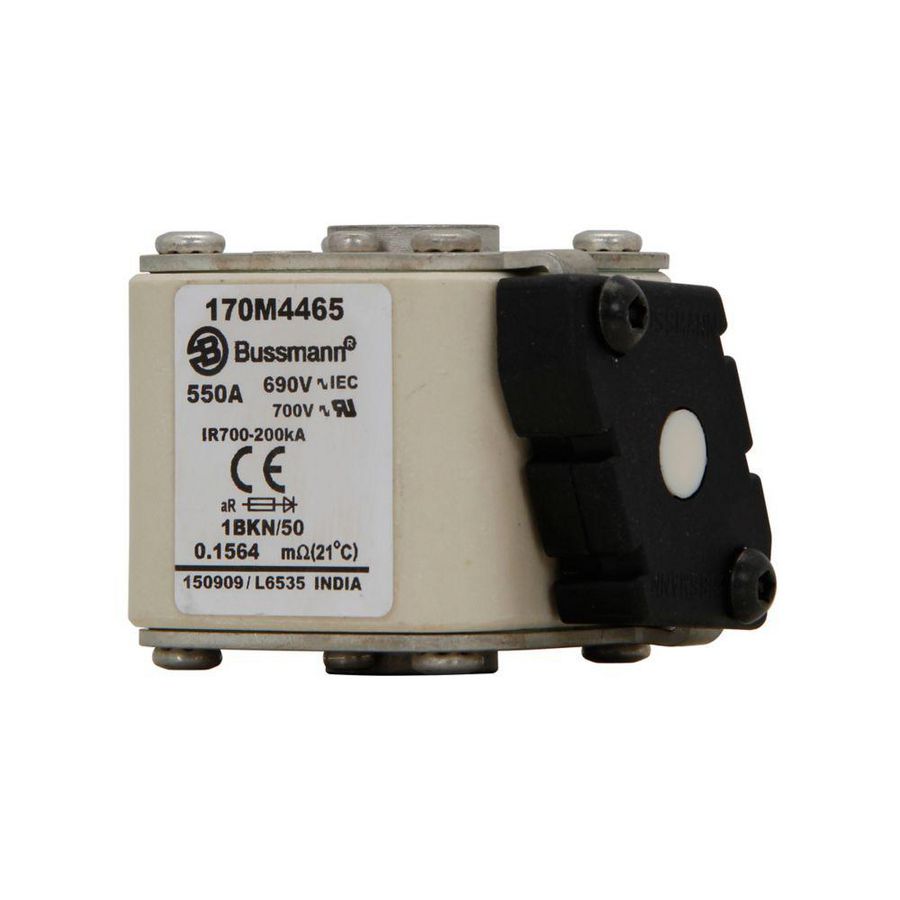 Zekering hoge snelheid 550A AC 690V 200kA 1 aR IEC UL VVE=3