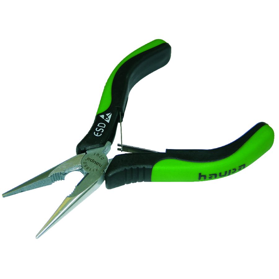 Elektronica ESD platbuigtang 130mm 211850