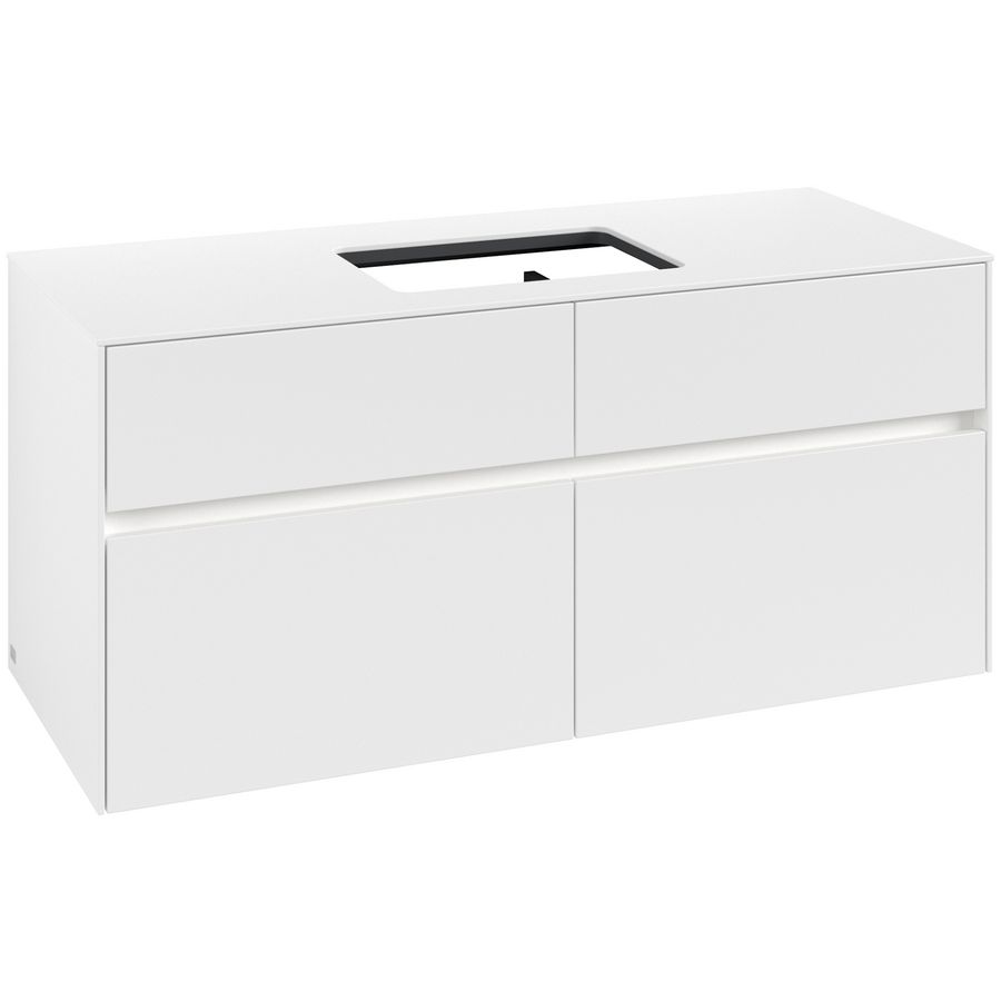 Wastafelonderkast Collaro 1200x548x500mm Wh.Matt C112B0MS