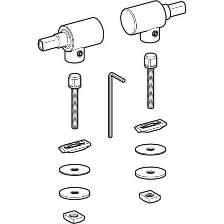 Scharnierset tbv Softclose zitting 598114000