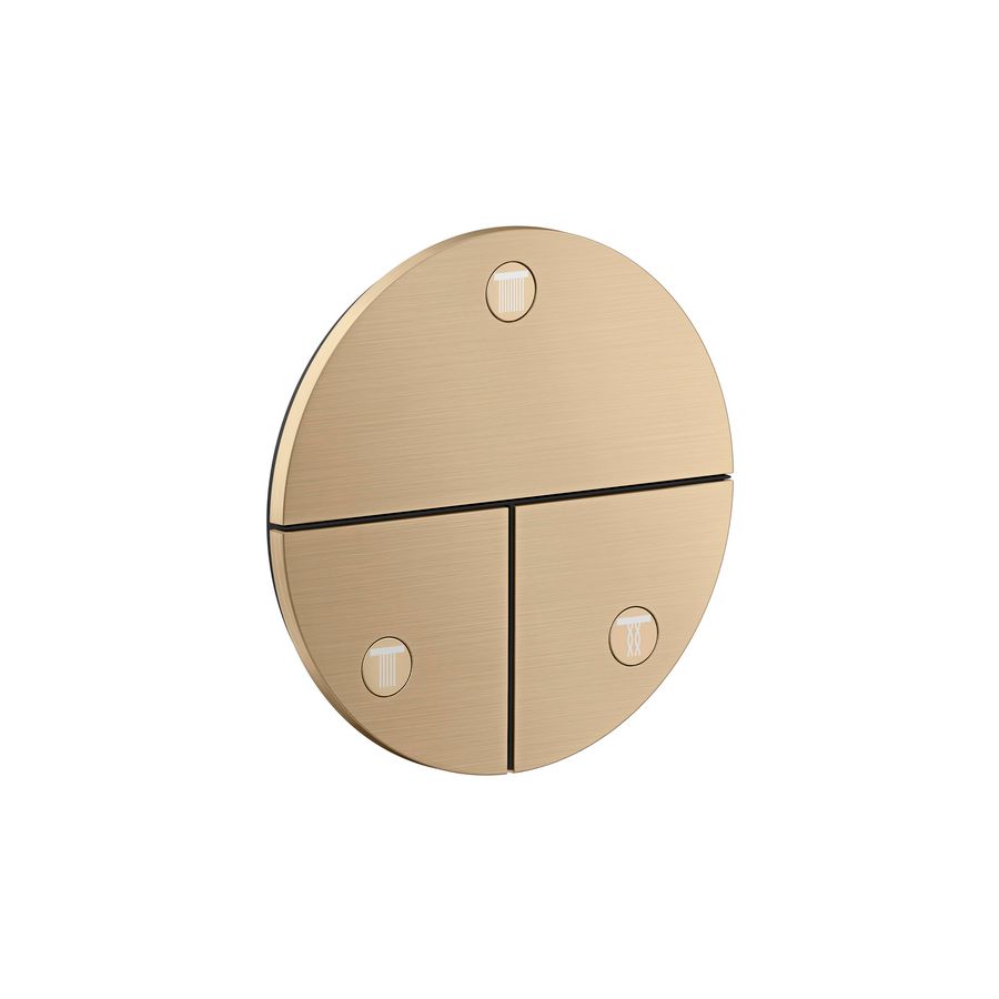 Stopkraan afbouwdeel 3F rond Brushed Bronze ShowerSelect ID