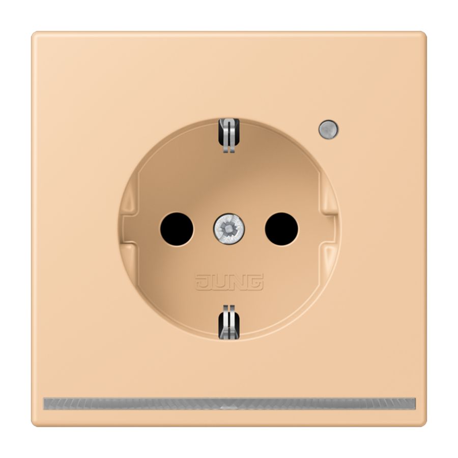 Wandcontactdoos R/A met LED l.sensor S+ LC32122