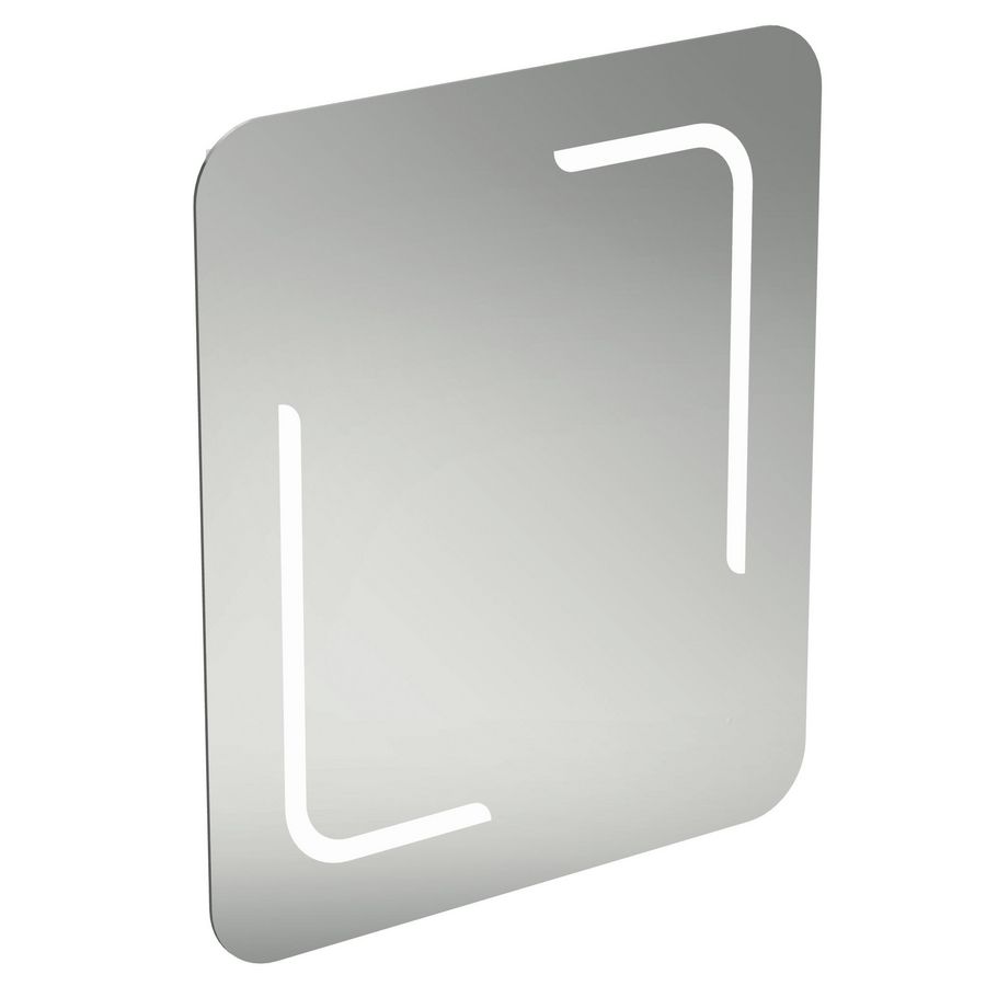 Spiegel 600x700mm verlich. direct voor bov.+onder+anticond.