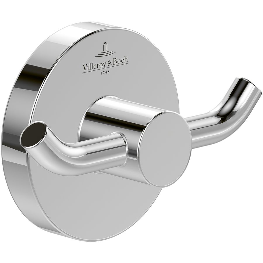 Dubbele handdoekhaak  Elements - Tender Brushed Gold