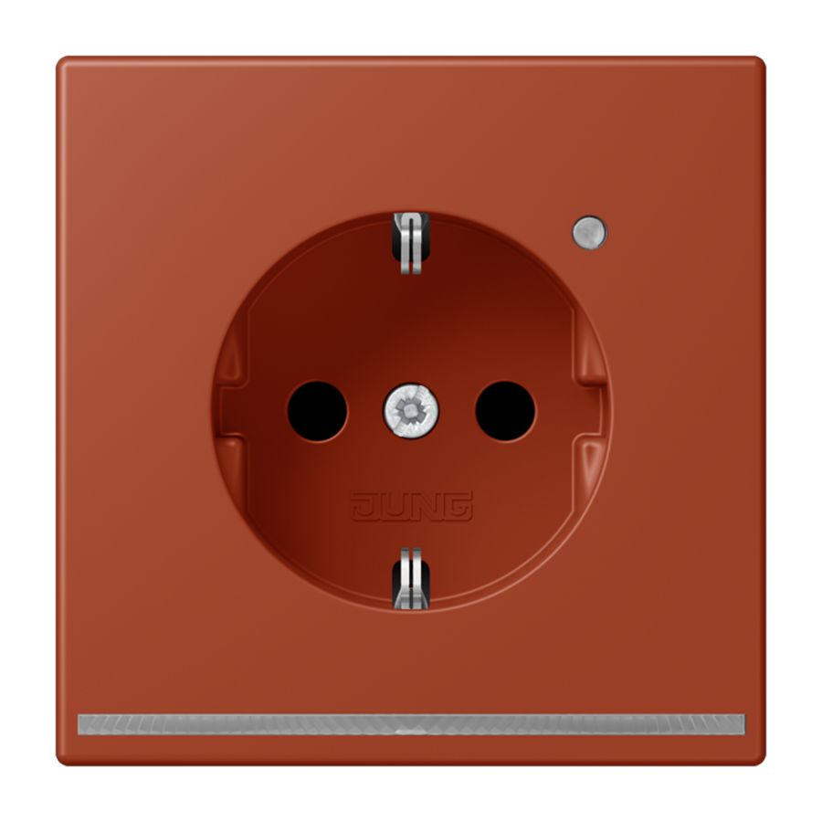 Wandcontactdoos R/A met LED l.sensor S+ LC32110