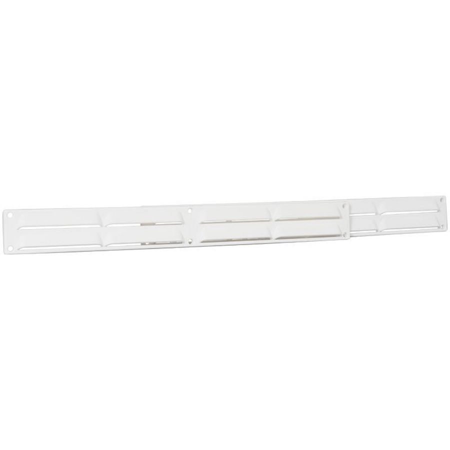 Ventilatieset 370x40mm wit