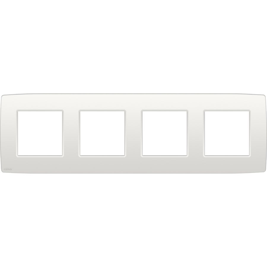 4-voudig afdekplaat hoh 71mm Original white