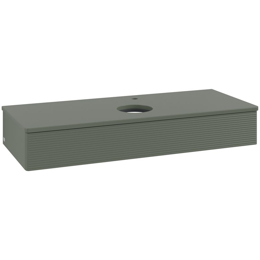 Wastafelonderkast Antao 1200x190x500mm L.Green Matt Lacquer L10150HL
