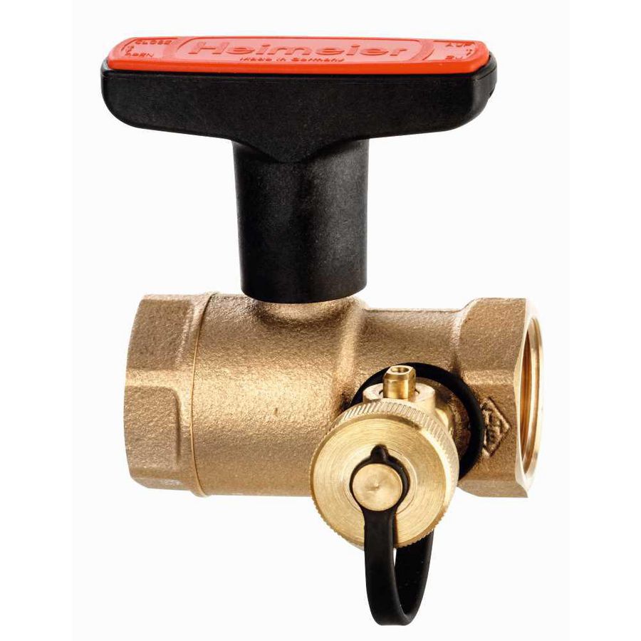 Kogelafsluiter valve Globo H DN25 met afvoer