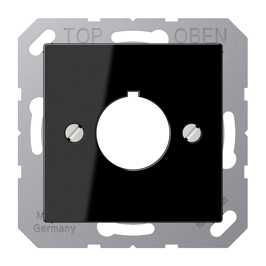 Afdekking A500 zwart voor app. 22,5mm