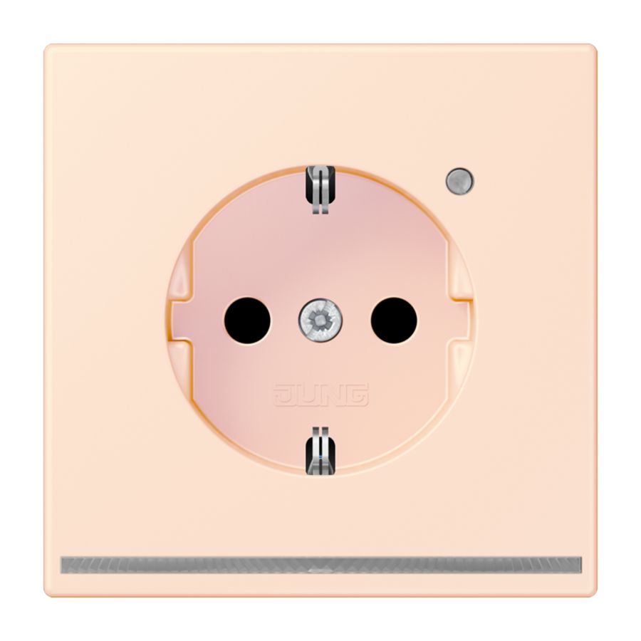 Wandcontactdoos R/A met LED l.sensor S+ LC32082