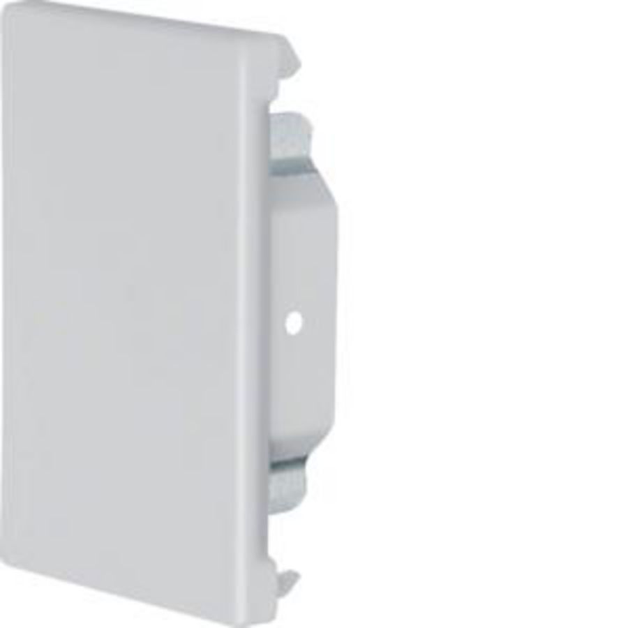 Eindplaat staal voor goot BRS 65x100mm lichtgrijs