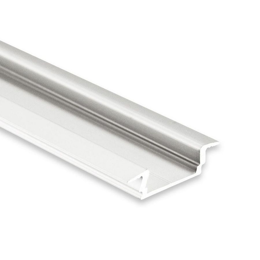 LED profiel PL8 L=2mtr. plat/vleugel LED strips max. 12mm