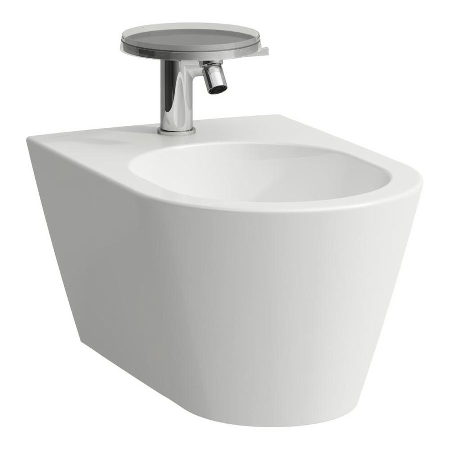 Wandbidet 1 kraangat met gesloten zijden wit H8303310003021