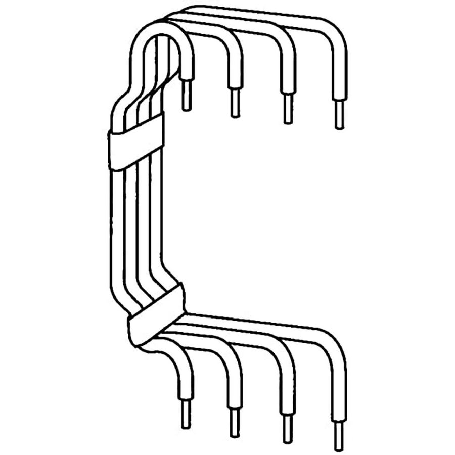 Rail connector 4P