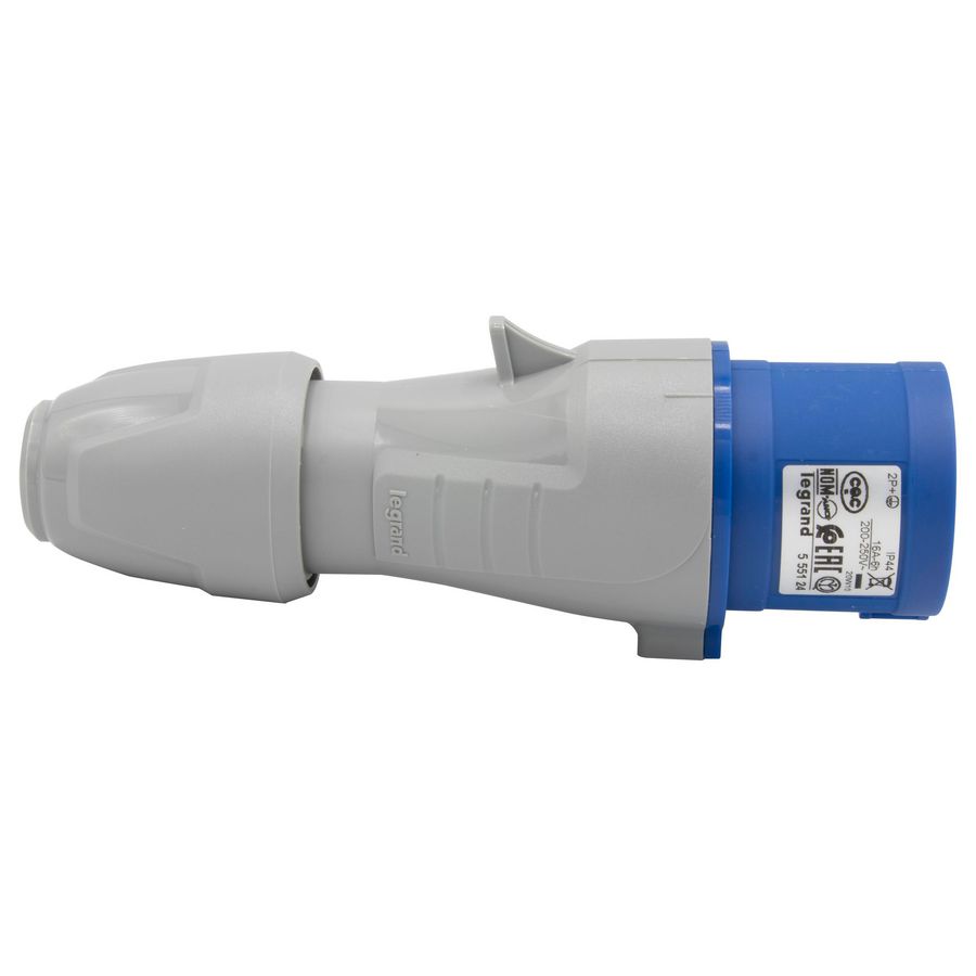 Stekker recht 230V 16A 3-polig IP44 P17 Tempra Pro
