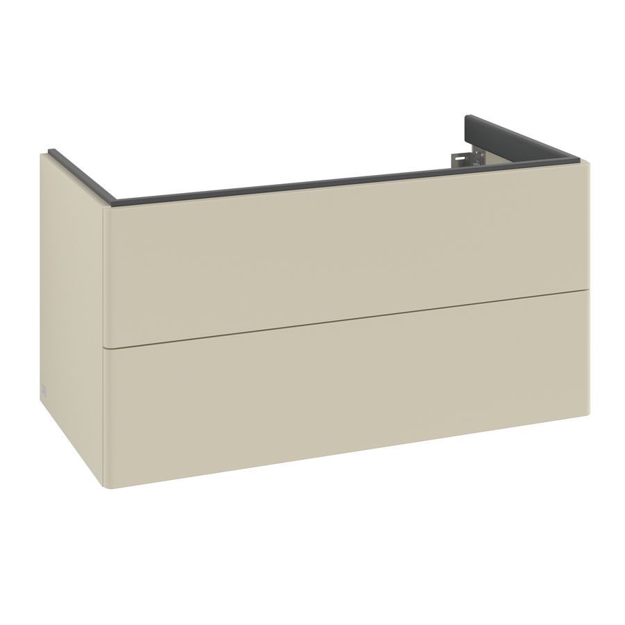 Wastafelonderkast Antao 988x504x496mm S.Grey Matt Lacquer K05000HJ