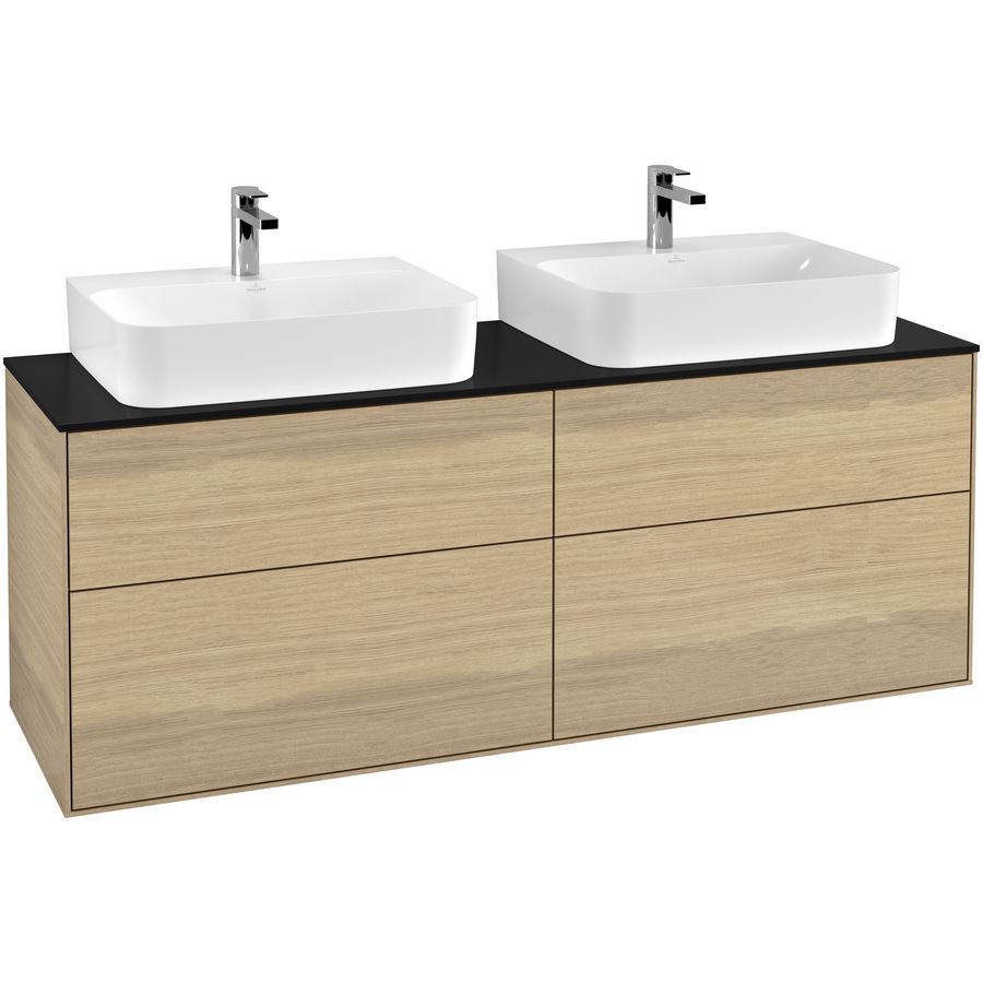 Wastafelonderkast Finion 1600x603x501mm Oak Veneer F18200PC