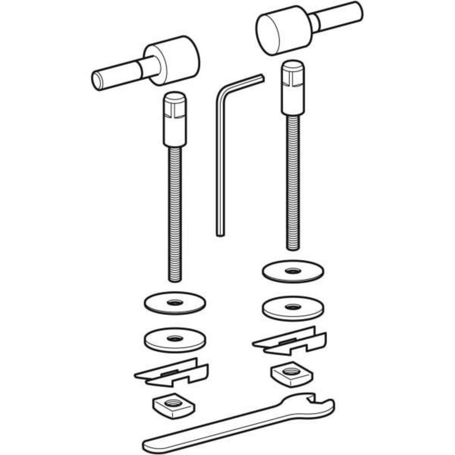 Renova Nr 1 Comprimo scharnierset tbv closetzitting