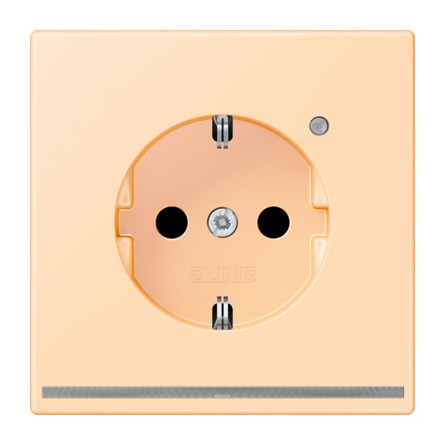 Wandcontactdoos R/A met LED l.sensor S+ LC32060
