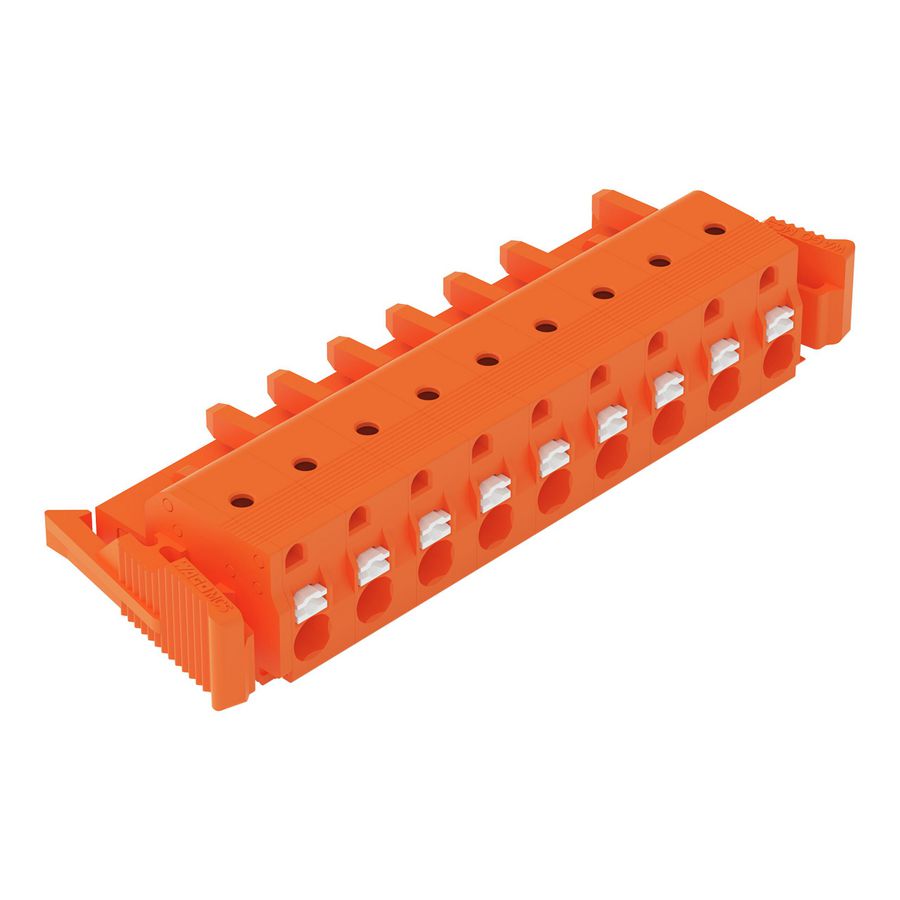 1-draads FE steker Druk oranje 2231-709/037-000 VVE=25