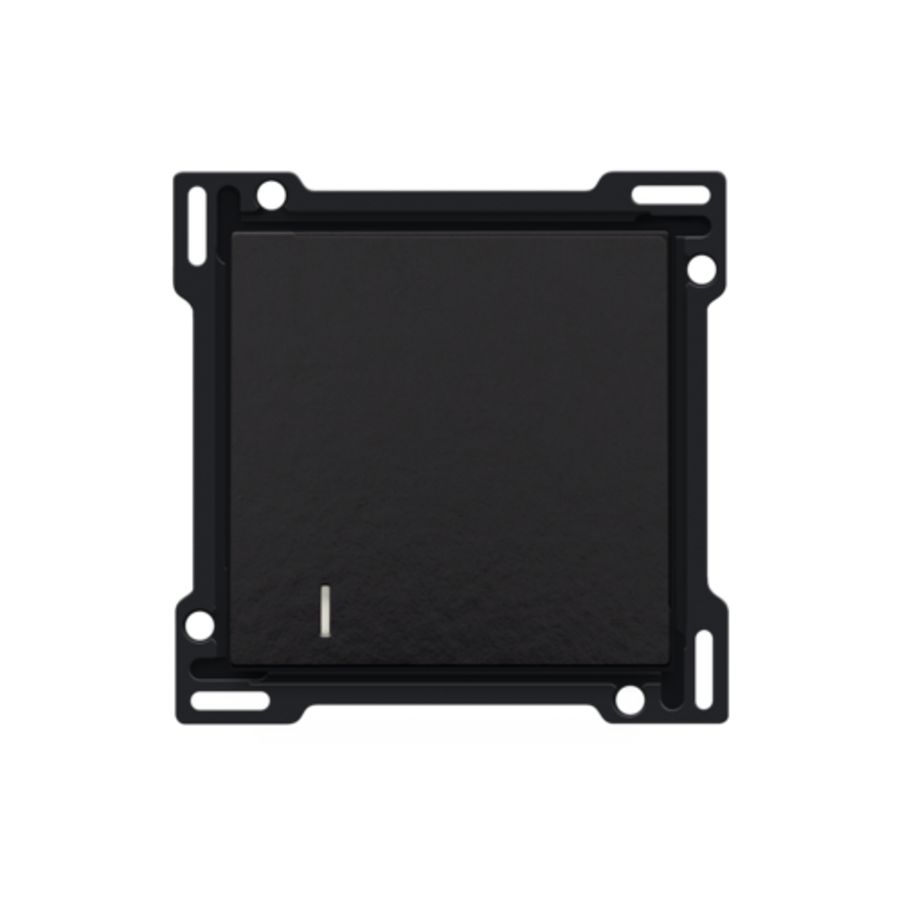 Afwerkingsset hotelkaartschakelaar piano black coated