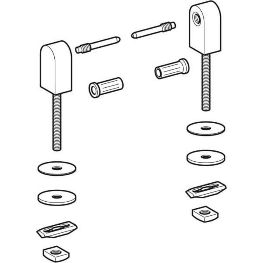 Set scharnier voor closetzitting 598129000