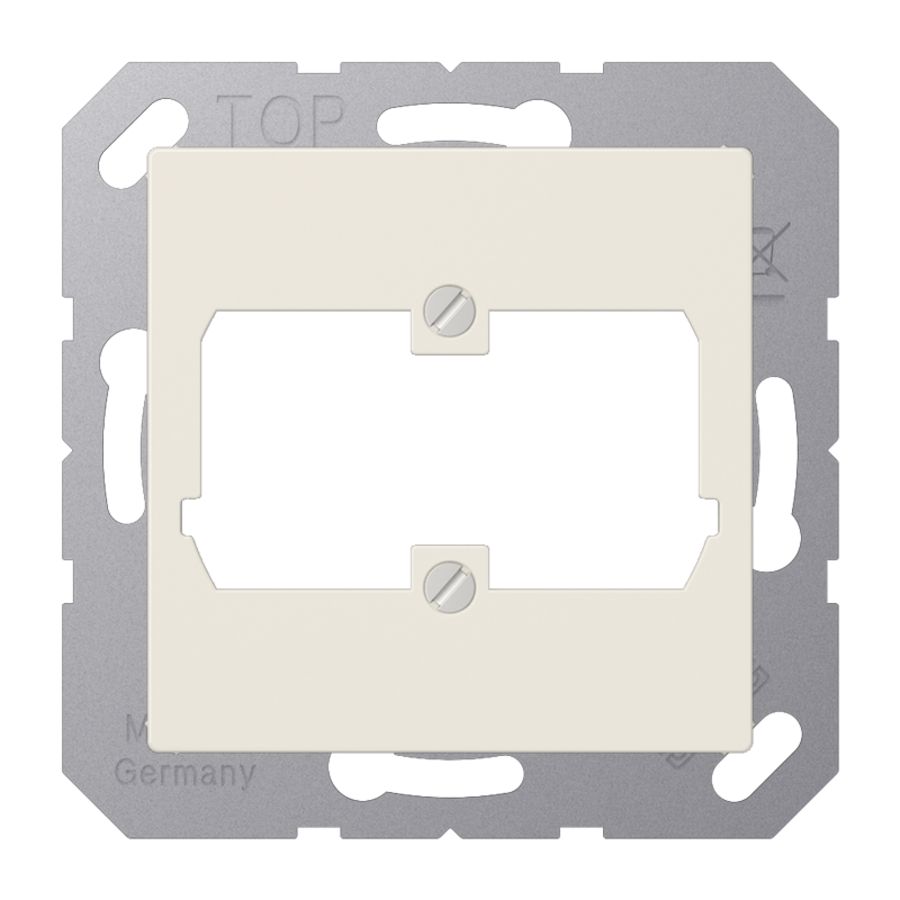 Afdekking AS500 wit voor mod.jack 2-voudig