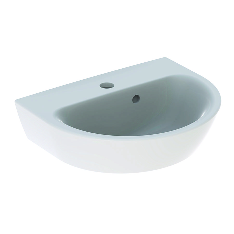 Renova fontein 45x36cm met kraangat + overloop wit