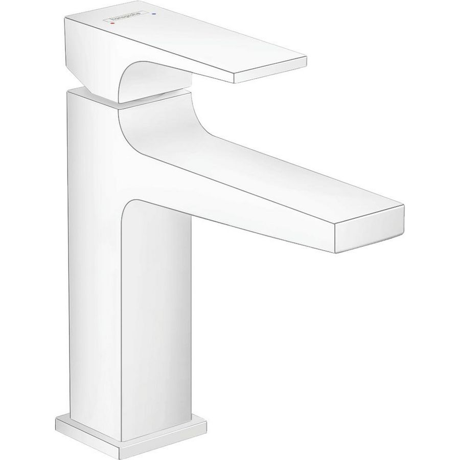 Wastafelmengkraan 110 1-hendel Metropol 32507700 mat wit