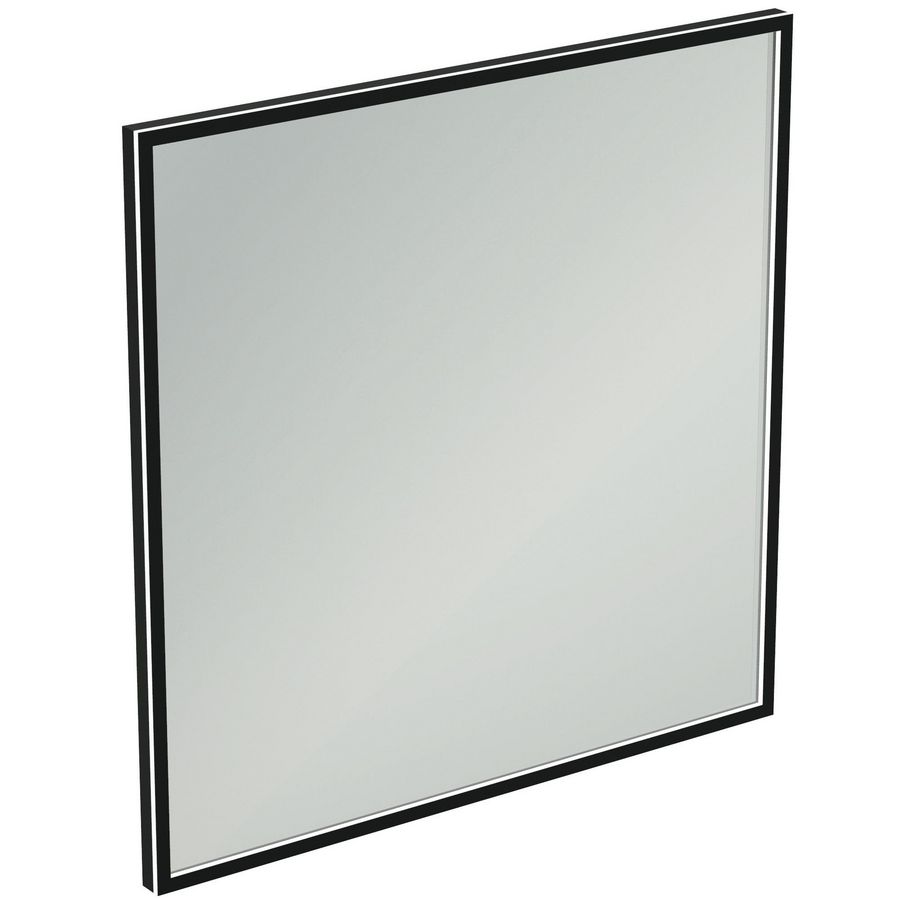 Spiegel CONCA vierkant 1000x1000mm met led sfeerverlichting