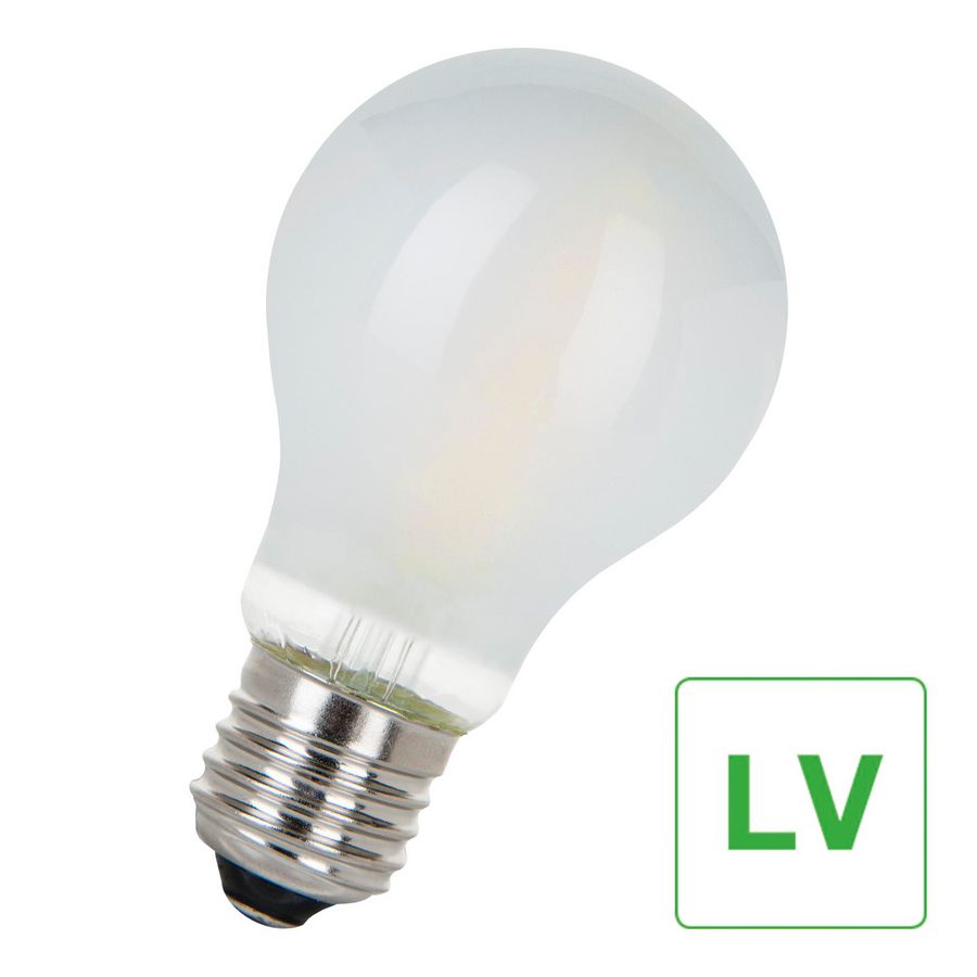 LED-lamp A60 FIL E27 12V-42V AC/DC 4W 310lm 29W 827 Frosted