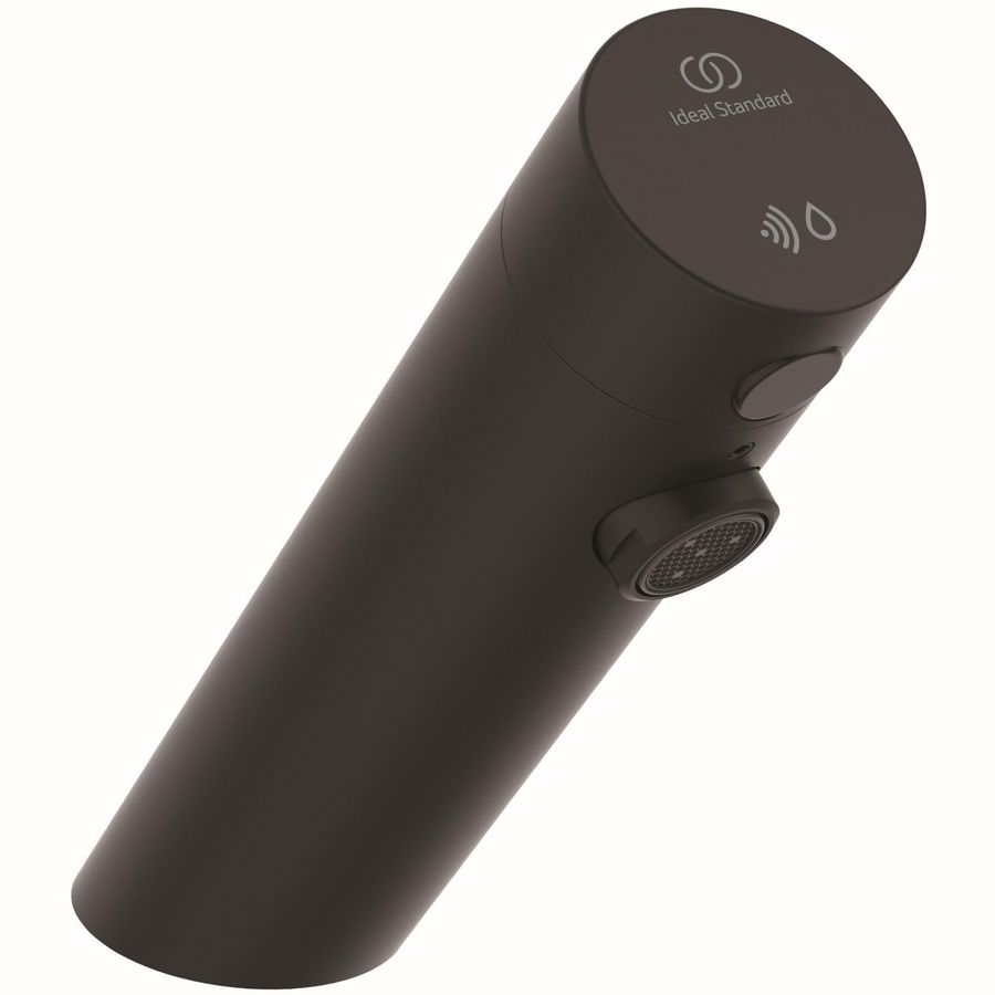 Electronische Wastafelkraan batterij silk black Sensorflow