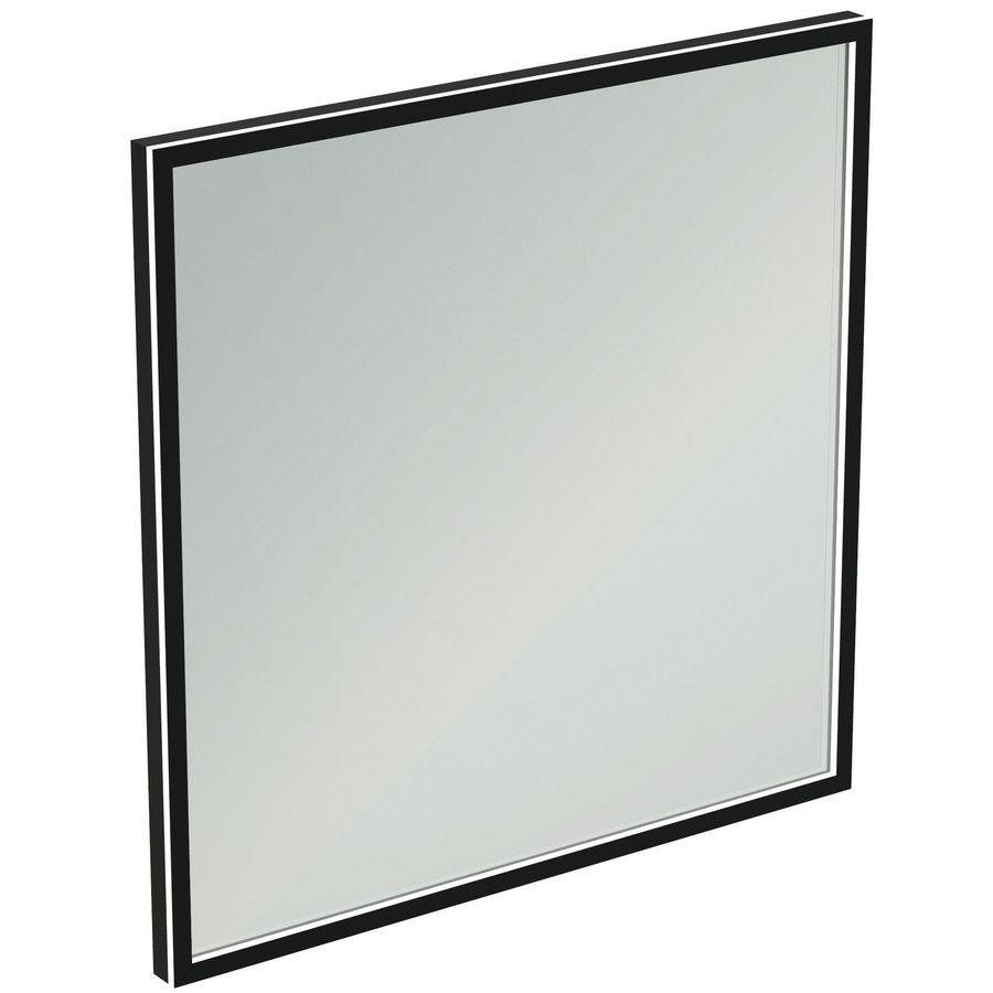 Spiegel CONCA vierkant 800x800mm met led sfeerverlichting
