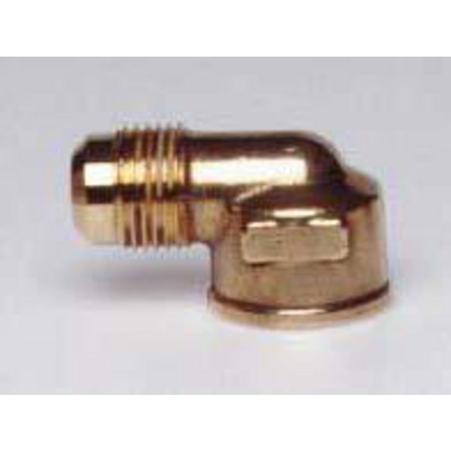 Kniekoppeling 90° E3-04B 1/4"x1/4" male flare x FPT bi.dr. VVE=10