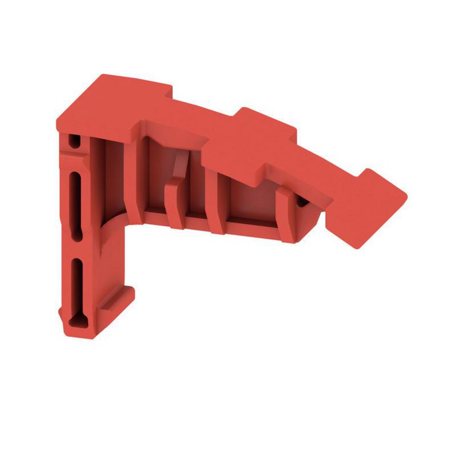 Lockout device (terminal) PA 66/6 rood VVE=50