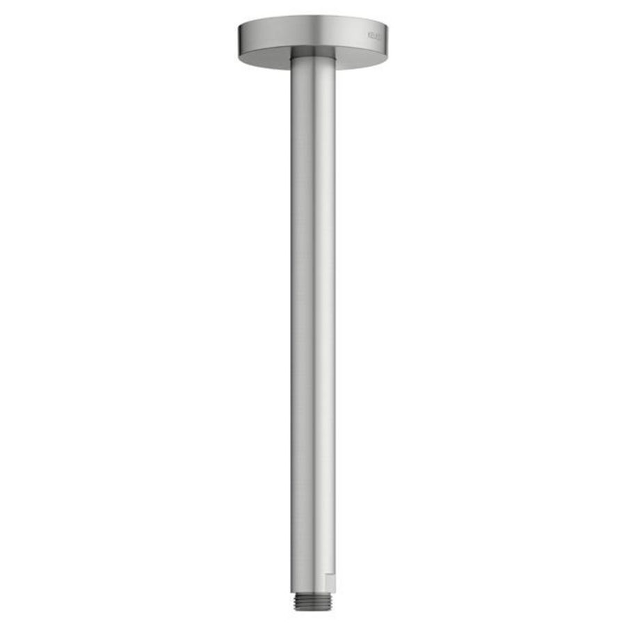 Douchearm voor plafOnd met rond rozet 300mm rvs finish
