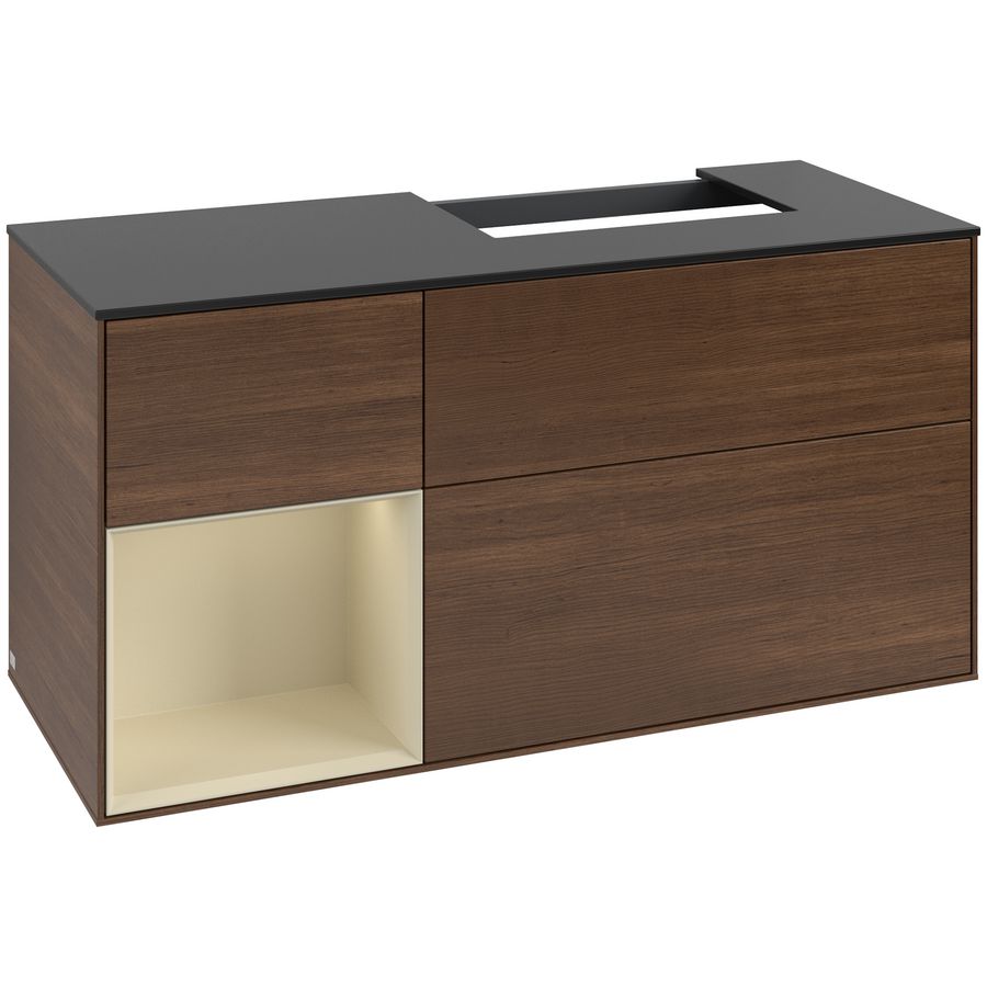 Wastafelonderkast Finion 1200x603x501mm W.Veneer F142HJGN