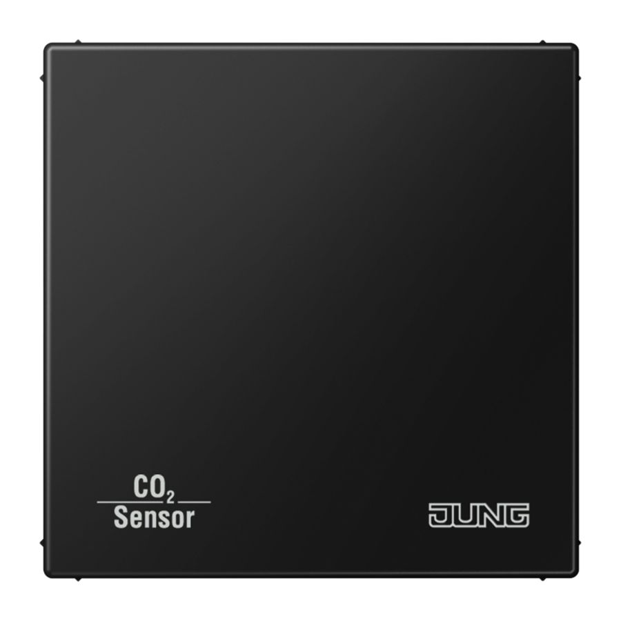 Sensor LS matzwart KNX CO2