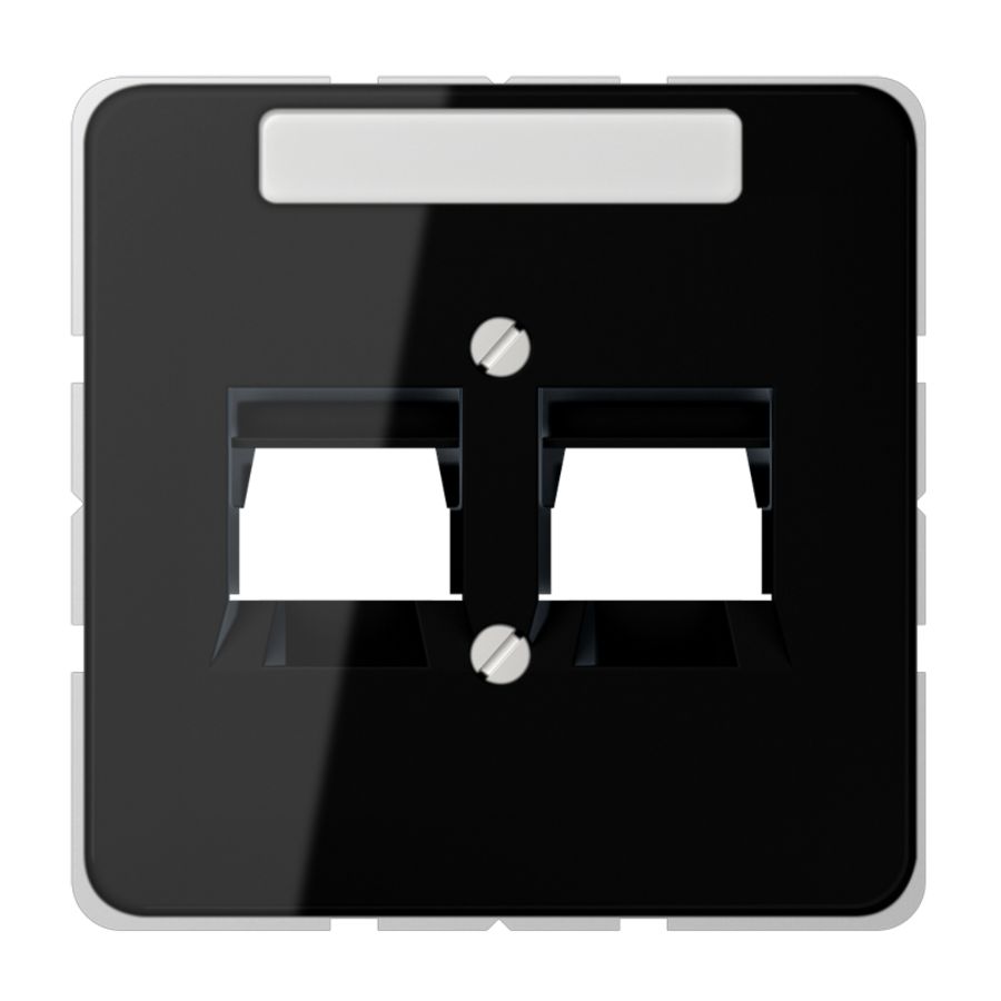 Afdekking modular jack 2-voudig Avaya tekstvenster