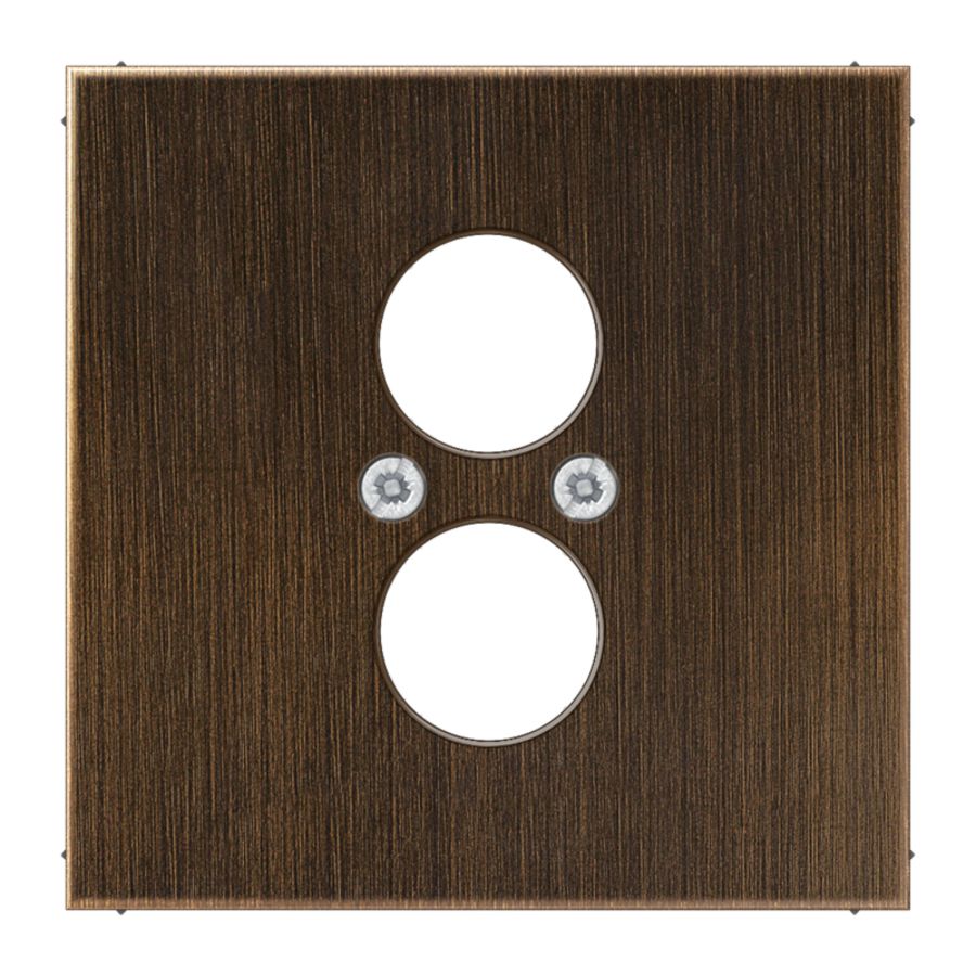 Afdekking luidspreker-BNC LS messink antiek