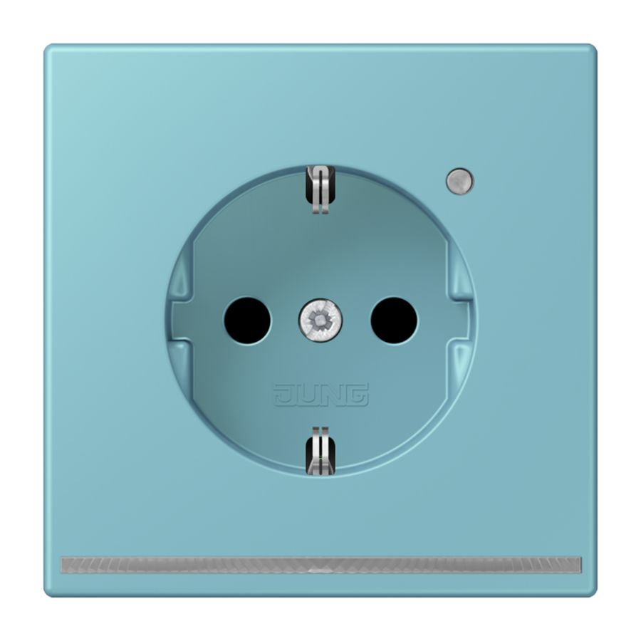 Wandcontactdoos R/A met LED l.sensor S+ LC32032