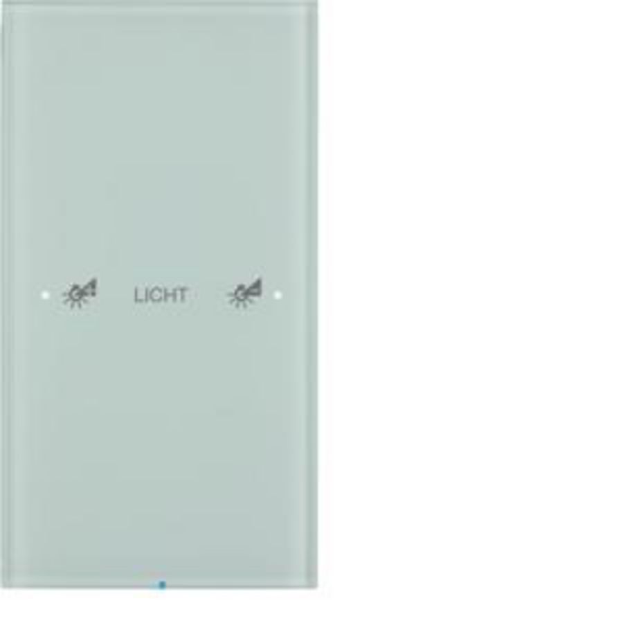 Tastsensor KNX-touch geconfig. 1-v berker R.3 glas polarwit