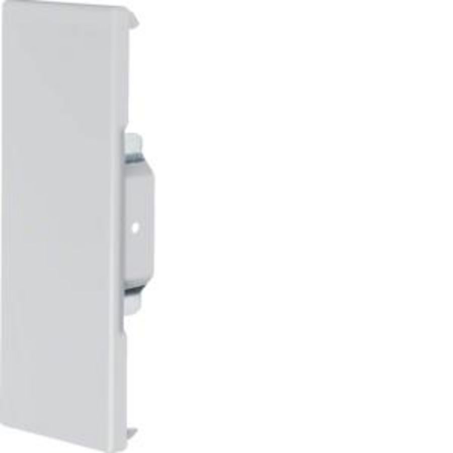 Eindplaat staal voor goot BRS 65x170mm lichtgrijs