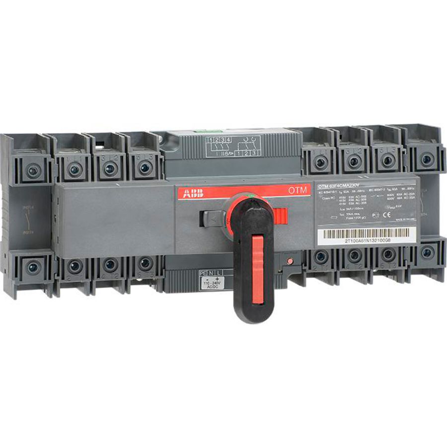 Omkeerschakelaar 63A 4P motor bediend 220-240 V