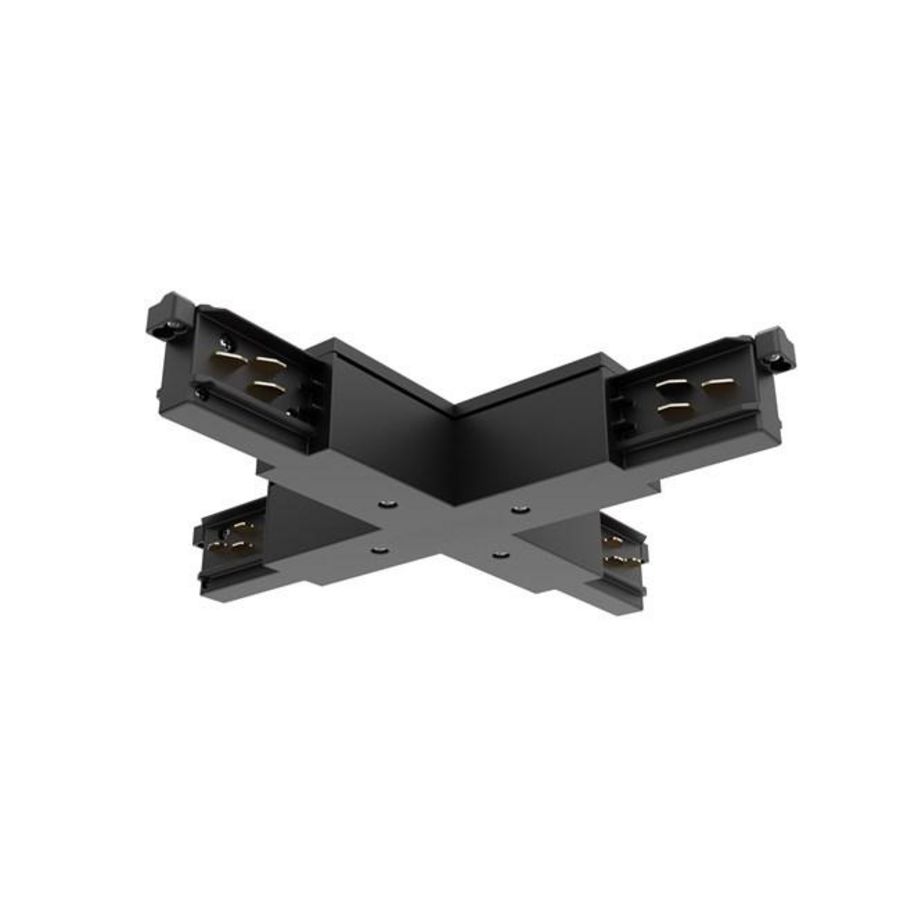 Spanningsrail ONE TRACK X-voeding 9017/B zwart
