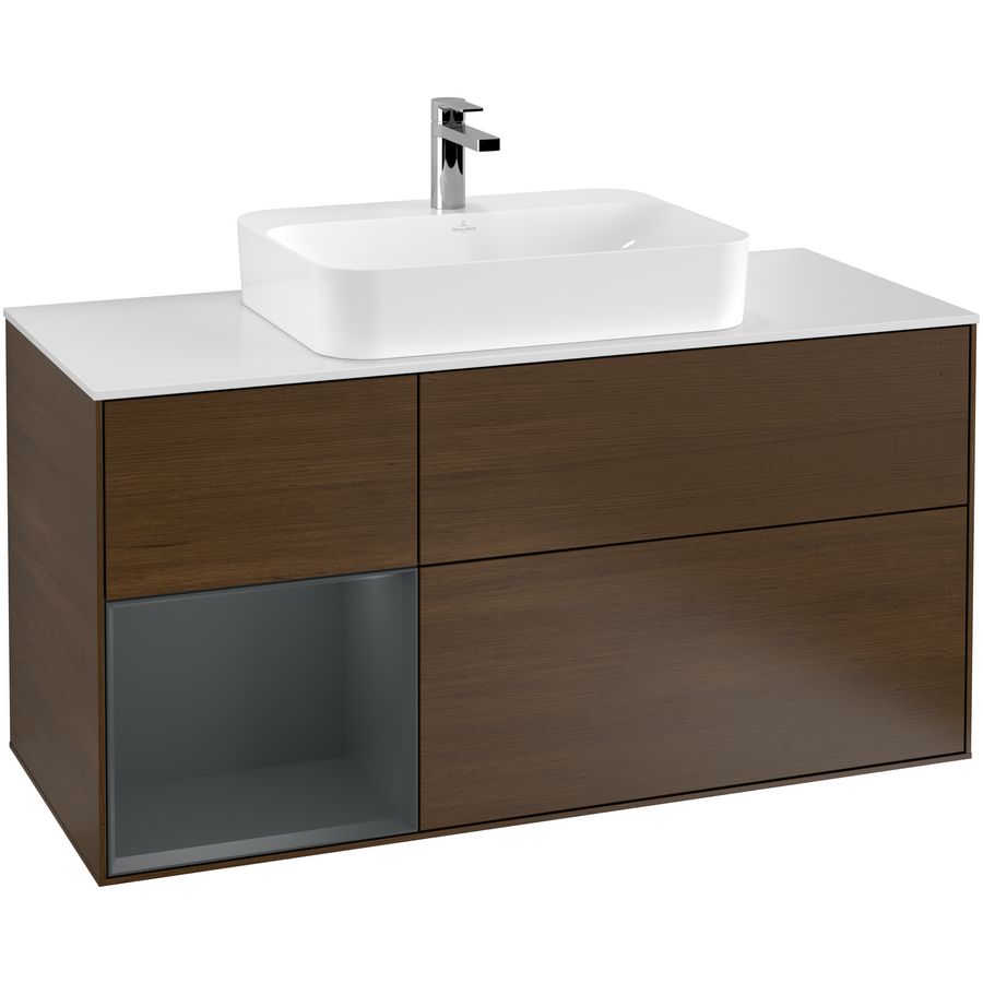 Wastafelonderkast Finion 1200x603x501mm W.Veneer G411HGGN